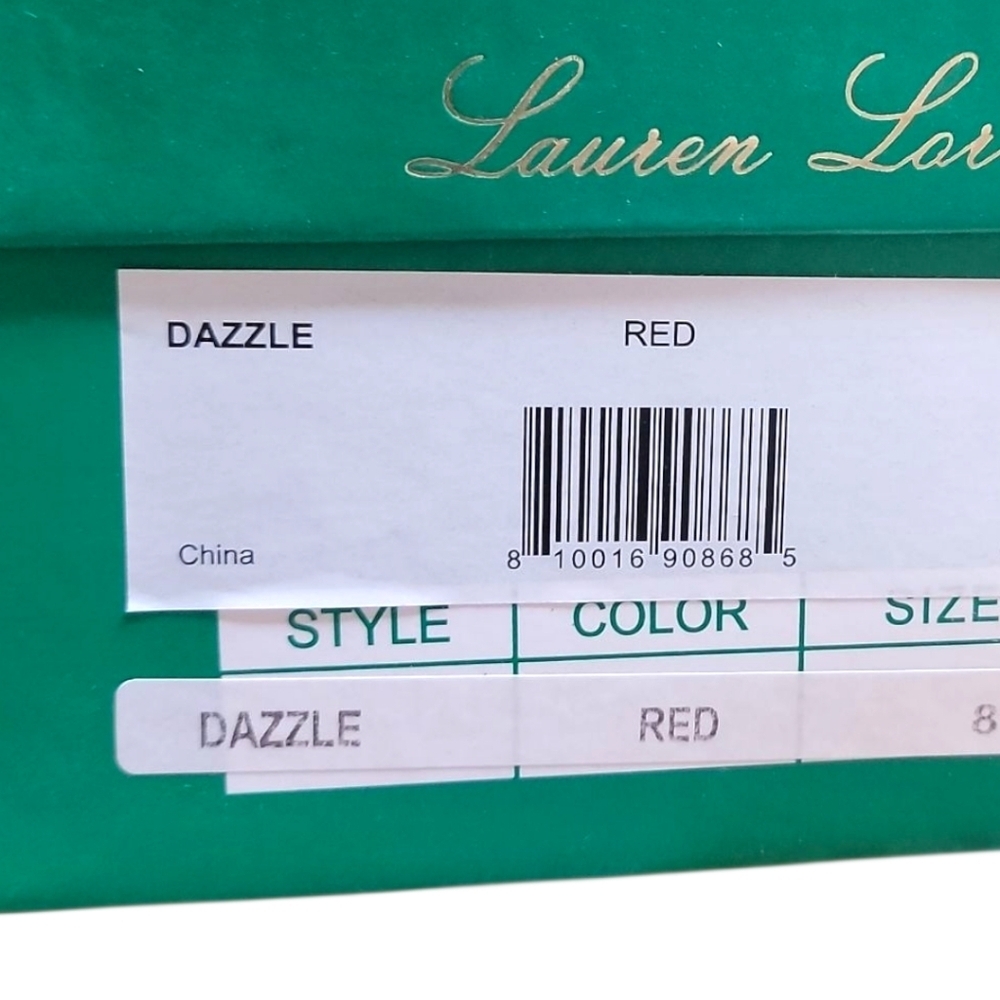 LAUREN LORRAINE Dazzle Heels In Red - Picture 5 of 6